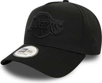 New Era E-Frame Snapback Cap - Mono Los Angeles Lakers - One Size Black