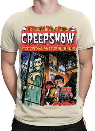 Generic Halloween T-Shirt Creepshow Movie Poster Spooky Horror Scary Mens T Shirts HD Natural L