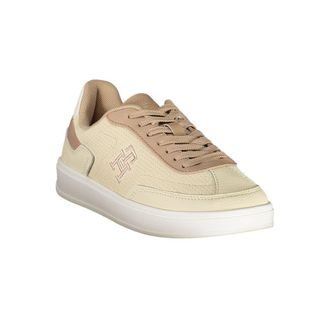 Tommy Hilfiger Logo-Embroidered Sneaker - Beige