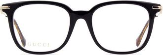 Gucci GG0968O001 Square Full Rim Eyeglasses - Black