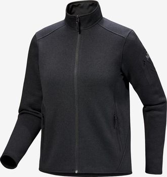 Arc'teryx Kurze Fleecejacke mit Stehkragen Covert