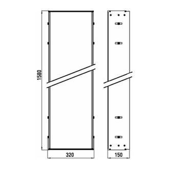 Emco Emco - Marco De Montaje Asis Para M&oacute;dulos Asis De 1584 Mm
