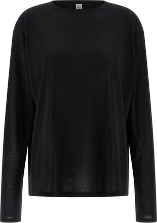 Toteme Truien - Dames - Ronde hals truien - Zwart - XS - Truien & Vesten