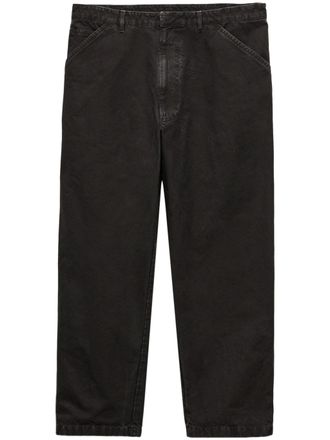 Prada Jeans Prada a gamba larga con logo triangolare