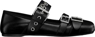 Dior Punk Ballerina Schoenen - Dames - Ballerinas - Zwart - 36 EU - Schoenen