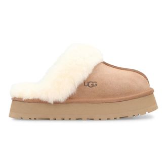 UGG Slippers, female, Brown, Size: 10 US Mules Floppy in suede