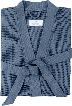 Matouk Kiran Robe in Sea at Nordstrom, Size X-Small