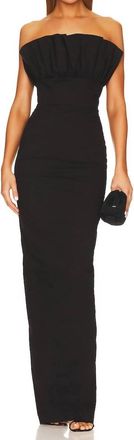 Sau Lee Noah Maxi Dress In Black