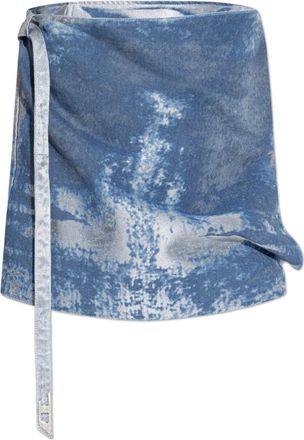 Diesel De-Sandie-Fsi Top - Dames - Tops zonder mouwen - Blauw - M - Katoen - Tops