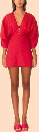 Azulu Abella Mini Dress In Red