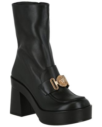 Women's Versace Leather Boots - up to −82% | Stylight
