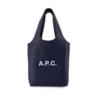 A.P.C. A.p.c., Dames, Tassen, Blauw, Maat: ONE Size Leer