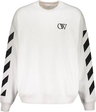 Off-white Off- Cotton Mens Sweatshirt