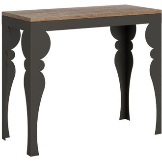 Itamoby Tavolo consolle Pisa allungabile in legno per sala da pranzo -Allungabile fino a 300 cm / Quercia