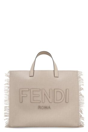 Fendi Jacquard Fabric Tote