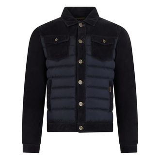 Moorer Heren, Jassen, Blauw, Maat: M Poliester