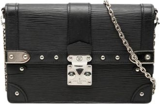Louis Vuitton Pre-owned The Trunk - Dames - Vintage Schoudertas - Zwart - ONE Size - Leer - Vintage