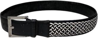 Loewe Pre-owned Leren Riem - Dames - Vintage Accessoires - Zwart - ONE Size - Leer - Vintage