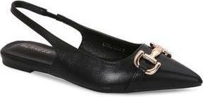 Berness Caroline Slingback Skimmer Flat in Black at Nordstrom Rack, Size 5.5