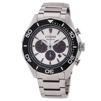 Citizen Endeavor Chronograph Quartz White Dial Mens Watch CA4730-59A