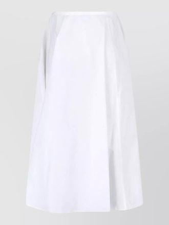 Aspesi high waist midi pleated skirt design