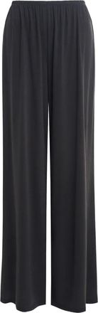 12 Storeez Palazzo broek met elastische taille - Zwart