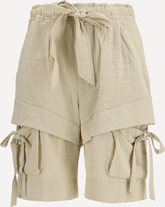 Isabel Marant Shorts in viscosa e cotone Woman 36