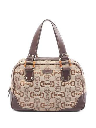 Gucci Borsa a mano Bamboo Horsebit anni 2000 - Toni neutri