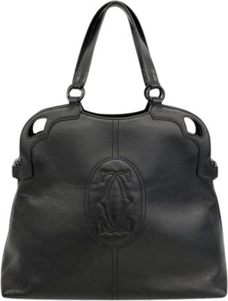 Cartier Pre-owned Handbags, female, Black, Size: ONE SIZE Pre-owned Vintage Handbag