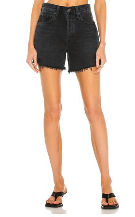 A Gold E Riley High Rise Slim Leg Shorts In Vortex