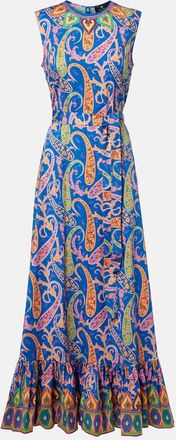 Etro Paisley cotton-blend maxi dress