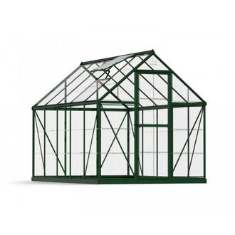 Palram Greenhouse Harmony 6 x 10, Polycarbonate, L306 x W185 x H208 cm, Green