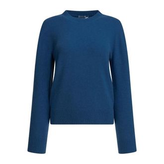 Semper Jersey de Cuello Redondo de Cachemira - Knitwear - Mujer - Azul - XS