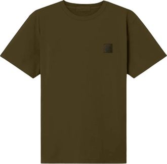 Stone Island Cotton Jersey Crepe Ghost T-Shirt - Heren - T-shirts - Groen - L - Katoen - Tops
