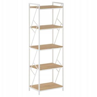 OEM Estanter&iacute;a De Madera Loft Roble Natural 5 Estanter&iacute;as Para Habitaci&oacute;n