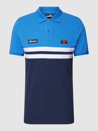 Ellesse Poloshirt im Colour-Blocking-Design Modell MUCCIO in Dunkelblau, Größe M