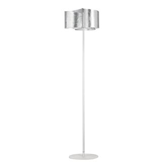 Luce-Ambiente-Design L&aacute;mpara de pie Imagine en vidrio plateado
