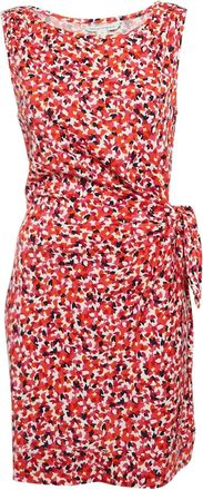 Diane Von Fürstenberg Wikkeljurk met print - Rood