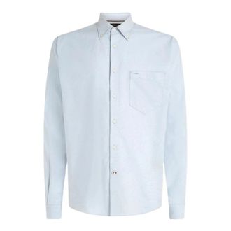 Tommy Hilfiger Oversized Oxford overhemd - Heren - Casual Overhemden - Blauw - 2XL - Katoen - Overhemden