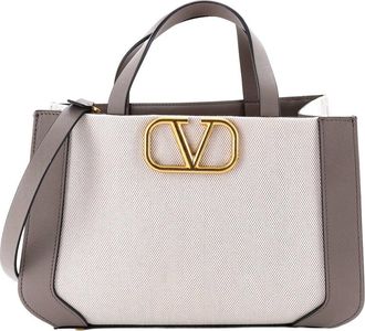 Valentino Vlogo Shopper Tote And Small (Authentic Pre-Loved)