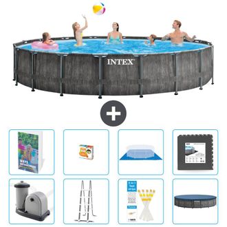 Intex Piscina Prism Frame Redonda - 549x122 Cm - 9-piezas S525