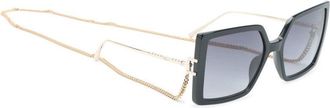 Chopard Black Acetate Sunglasses