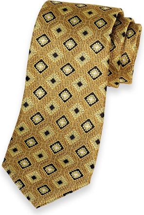 Paul Fredrick Medallion Woven Silk Tie