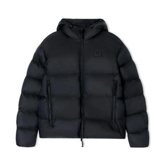 Emporio Armani Winter Jackets, male, Black, XL, Bomber Jacket