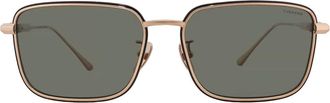 Chopard Green Rectangular Mens Sunglasses SCHF84M 301P 59