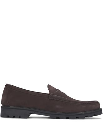 Martin Dingman Addison round-toe loafers - Brown