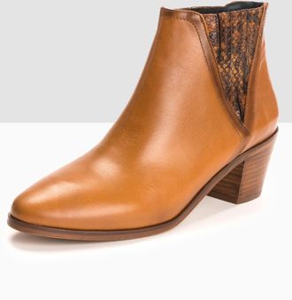 Kanna Womens Sara Boot in Tan Leather - Size UK 7