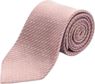 Bulgari Pre-owned Accessories, male, Pink, Size: ONE SIZE Pre-owned Cravat