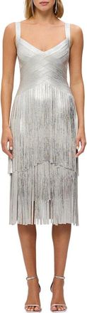 Hérve Léger The Metallic Mischa Dress