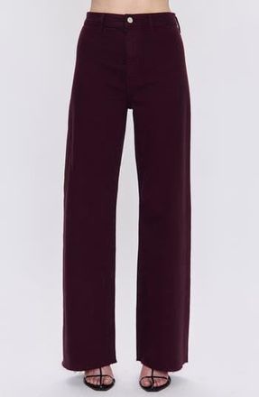 Pistola Denim Penny Wide Leg Utility Jeans in Claret at Nordstrom Rack, Size 25